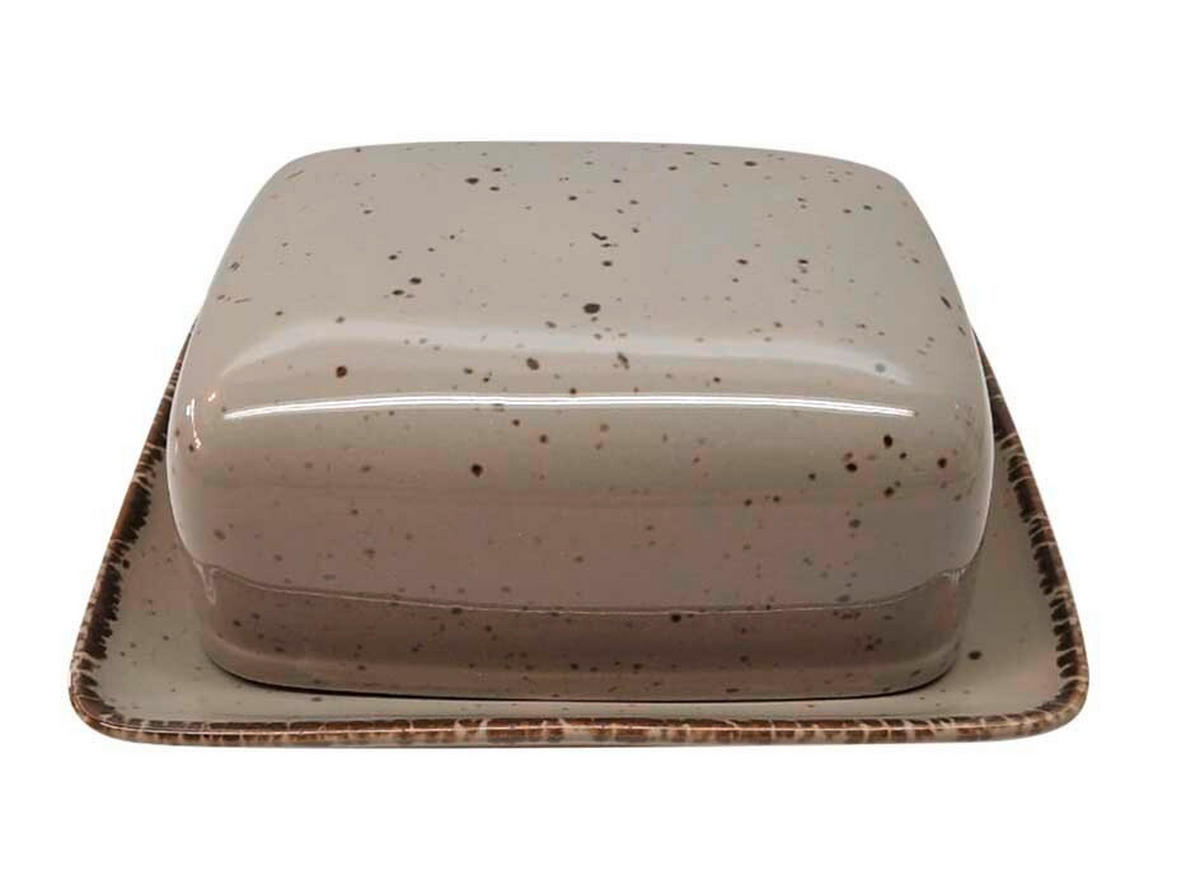BUTTERDOSE Keramik  - Taupe, Lifestyle, Keramik (17/13/6cm) - Landscape