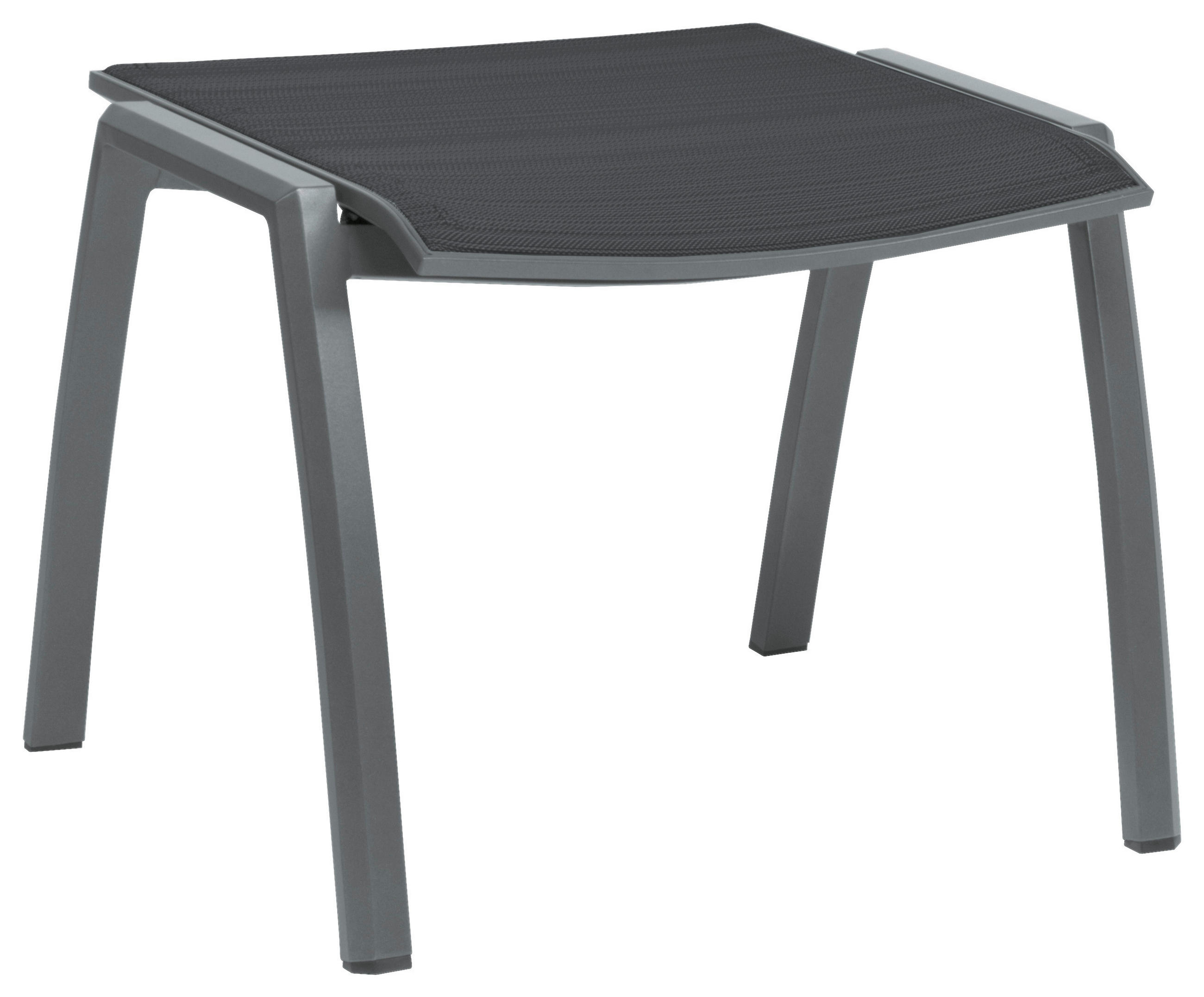 GARTENHOCKER  - Silberfarben/Graphitfarben, Design, Textil/Metall (58/44/49cm) - Stern