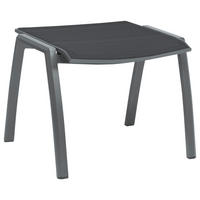 GARTENHOCKER  - Silberfarben/Graphitfarben, Design, Textil/Metall (58/44/49cm) - Stern