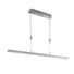LED-HÄNGELEUCHTE - Nickelfarben, LIFESTYLE, Glas/Metall (115/7/90-150cm) LED-HÄNGELEUCHTE - Nickelfarben, LIFESTYLE, Glas/Metall (115/7/90-150cm)