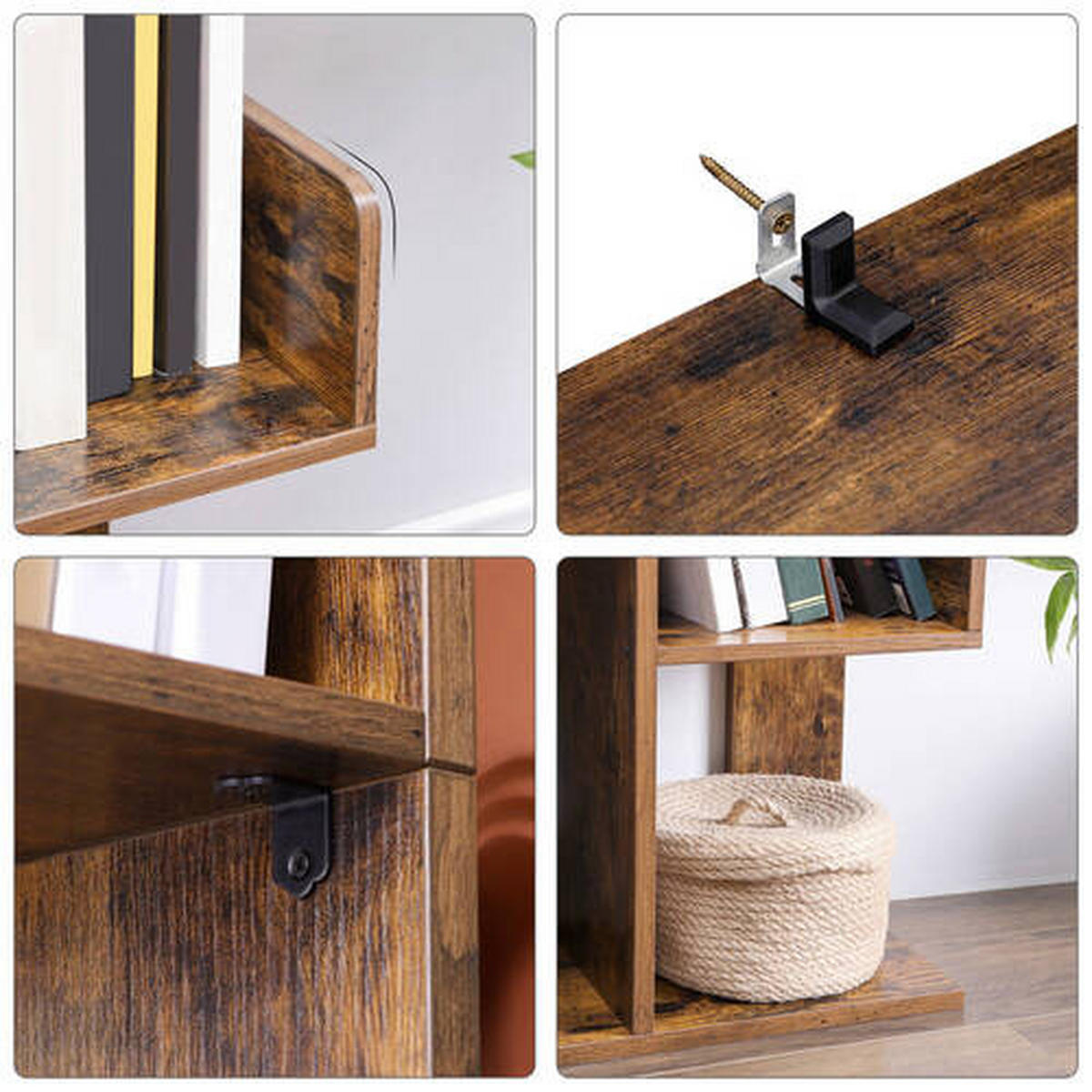BÜCHERWAND  86/140/25 cm Braun  - Braun, Basics, Holzwerkstoff (86/140/25cm) - Boxxx