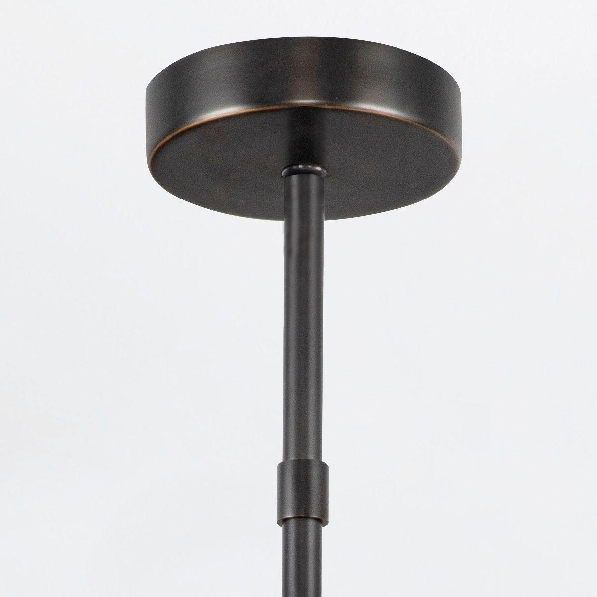 KRONLEUCHTER 94,6/21,6 cm   - Braun, KONVENTIONELL, Glas/Stein (94,6/21,6cm) - Elstead Lighting
