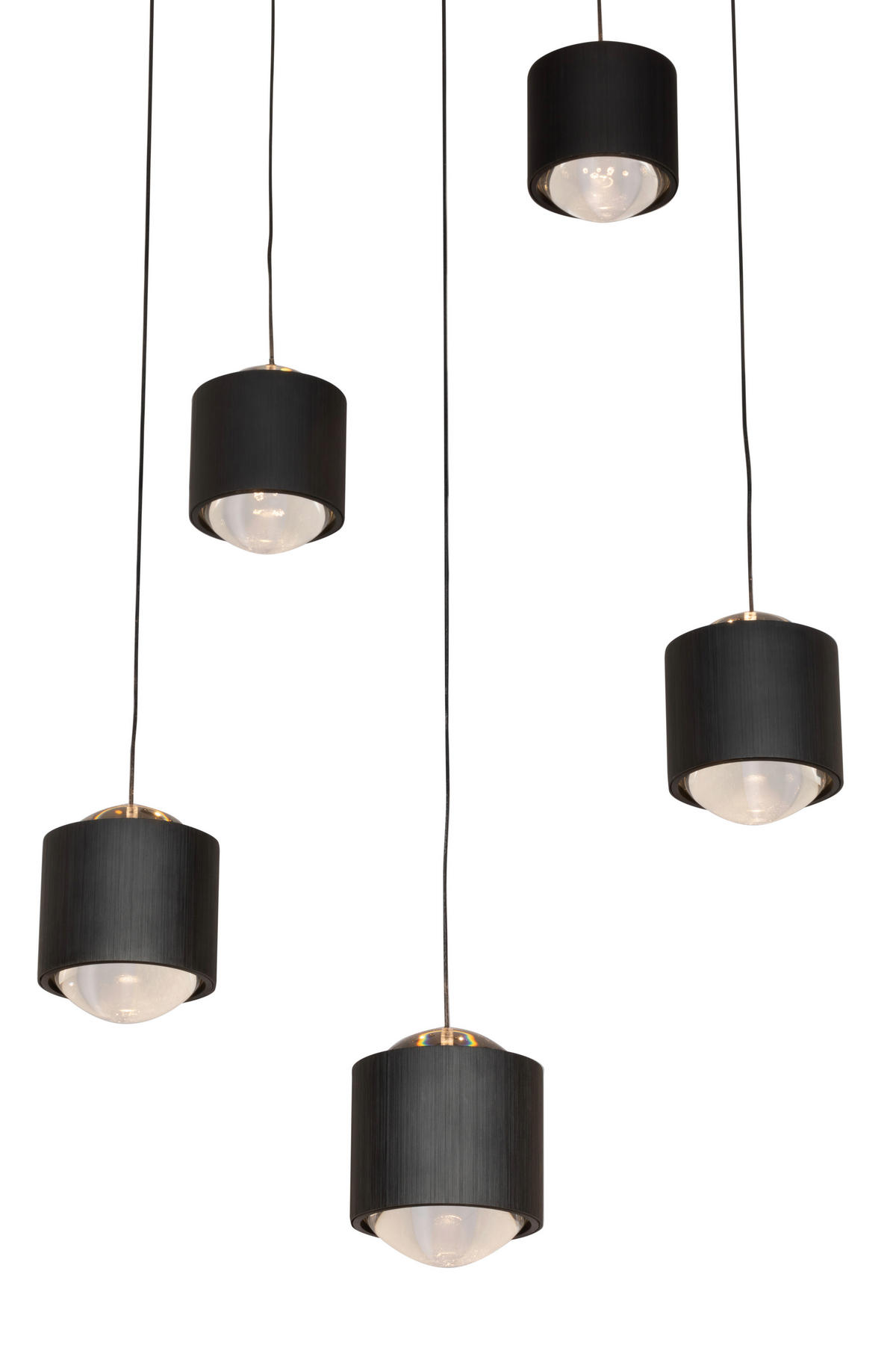 LED-HÄNGELEUCHTE 34/170 cm    - Schwarz, Design, Kunststoff/Metall (34/170cm) - Novel