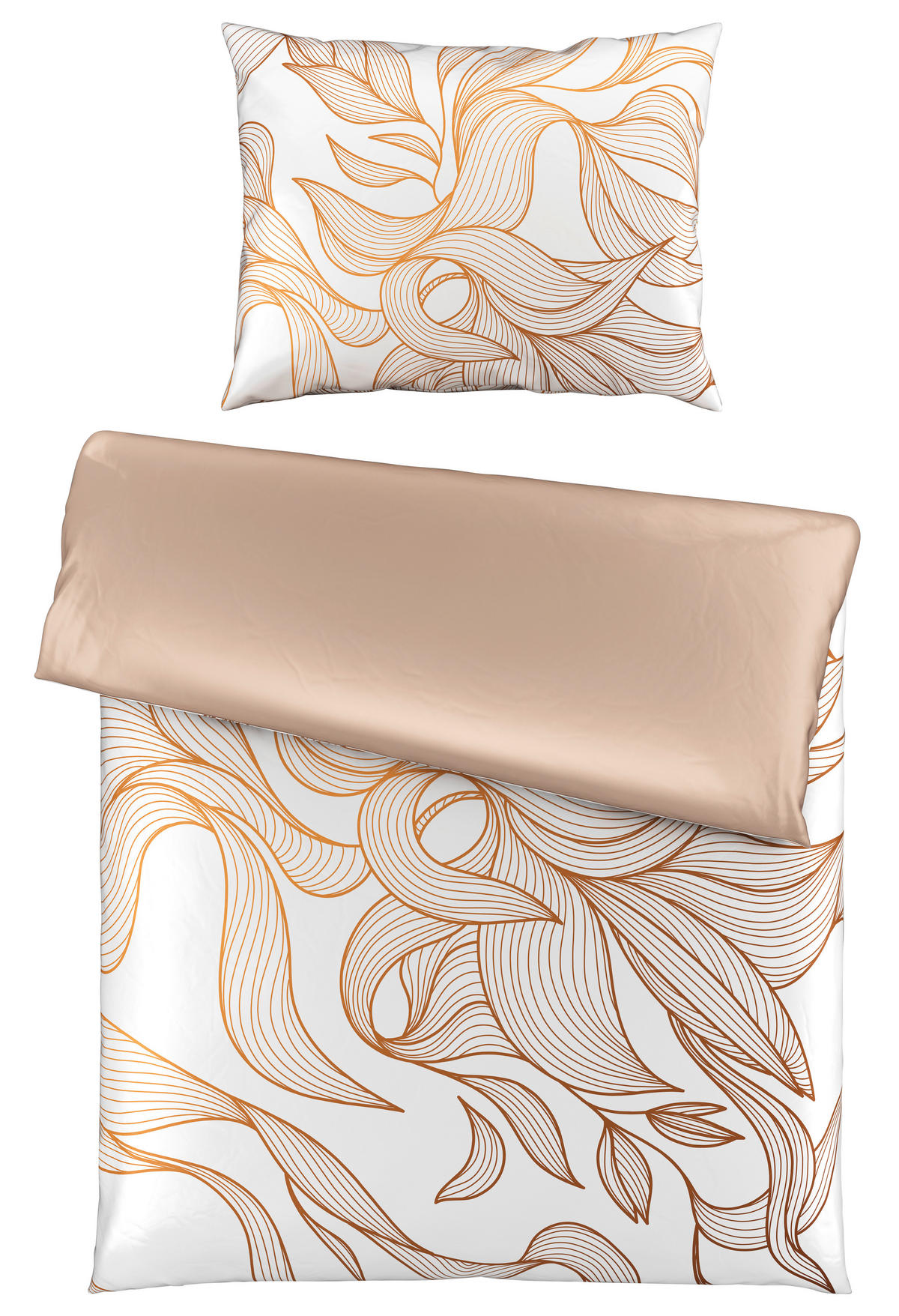 KÉTOLDALAS ÁGYNEMŰHUZAT 140/200 cm  - bézs, Konventionell, textil (140/200cm) - Esposa