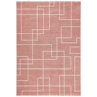 WEBTEPPICH 133/195 cm Rosa  - Rosa, Design, Textil (133/195cm) - Novel