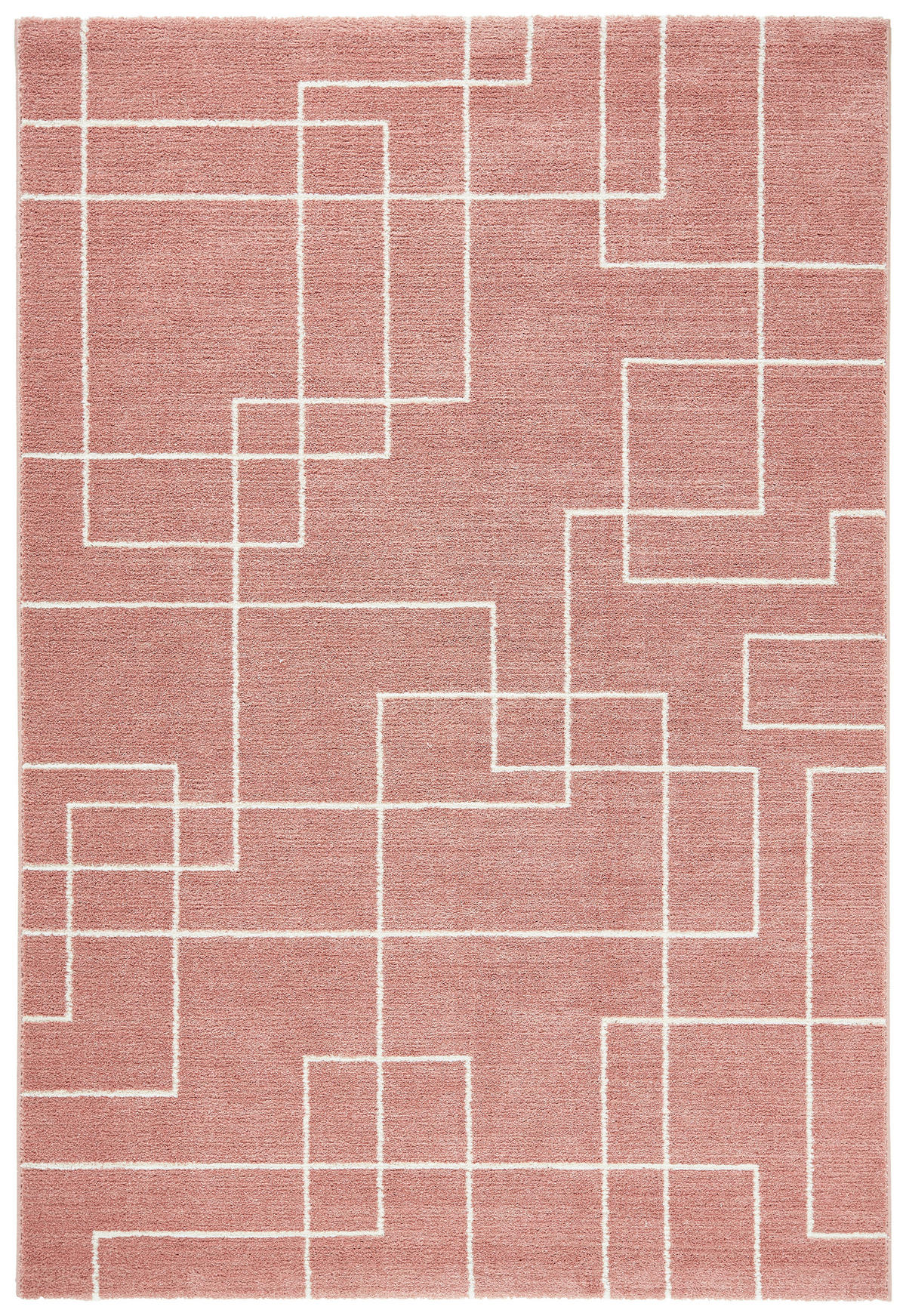 WEBTEPPICH 133/195 cm Rosa  - Rosa, Design, Textil (133/195cm) - Novel