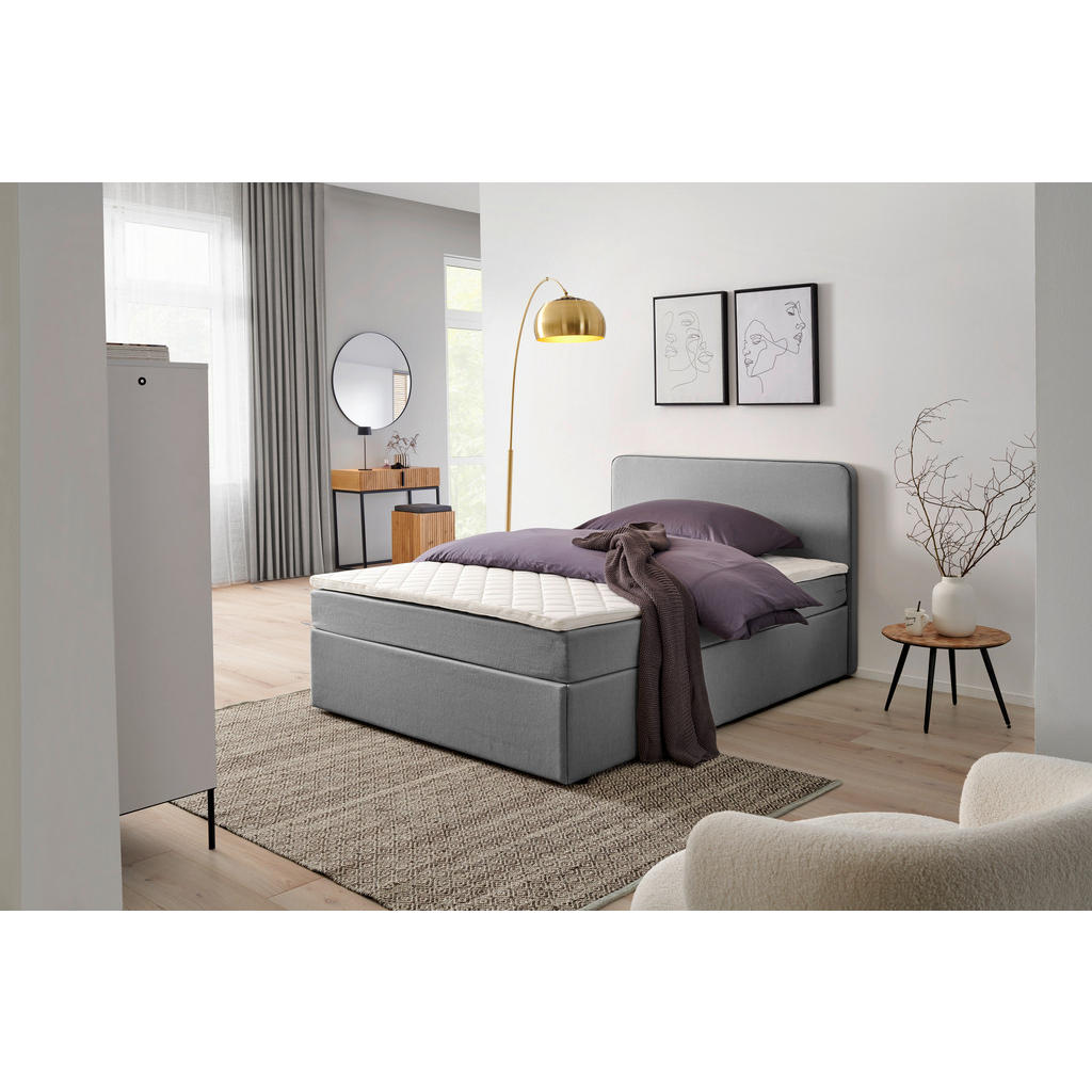 P & B AMERICKÁ POSTEĽ, 120/200 cm, svetlosivá