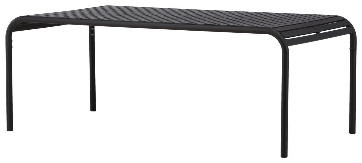 GARTENTISCH Metall Anthrazit rechteckig  - Anthrazit, Basics, Metall (200/100/75cm) - Gardenson