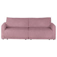 2,5-SITZER in Flachgewebe Beere  - Beere/Schwarz, Design, Kunststoff/Textil (240/70/125cm) - Xora
