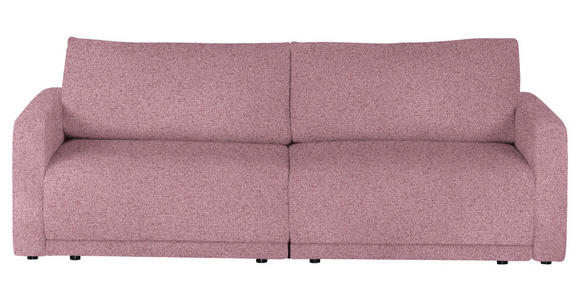 2,5-SITZER in Flachgewebe Beere  - Beere/Schwarz, Design, Kunststoff/Textil (240/70/125cm) - Xora