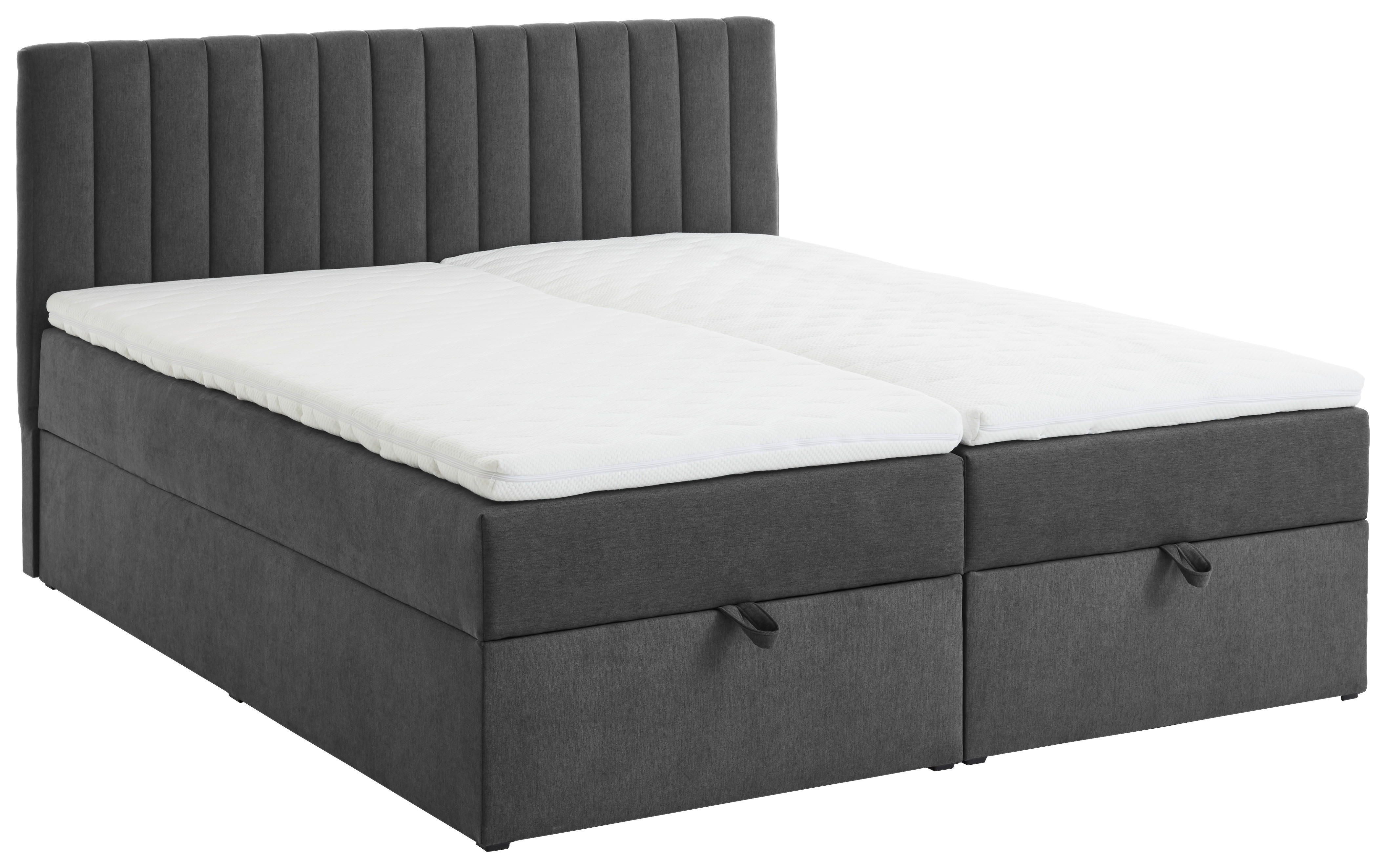 PAT TIP BOXSPRING FĂRĂ ARCURI 160/200 cm gri