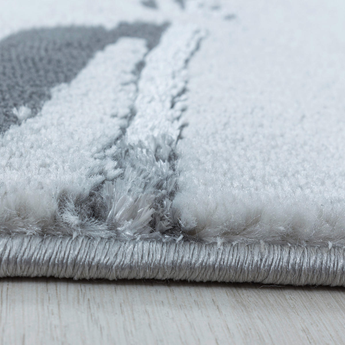 WEBTEPPICH 80/250 cm Naxos 3815 silber Silberfarben  - Silberfarben, Design, Textil (80/250cm)