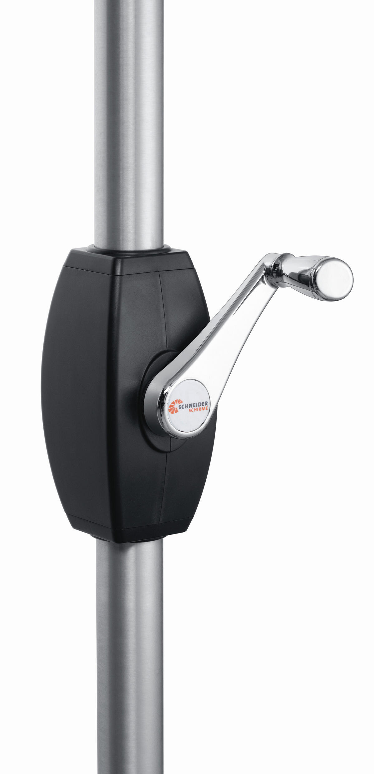 SLUNEČNÍK 270/250/270 cm - modrá/barvy stříbra, Basics, kov/textil (270/250/270cm)