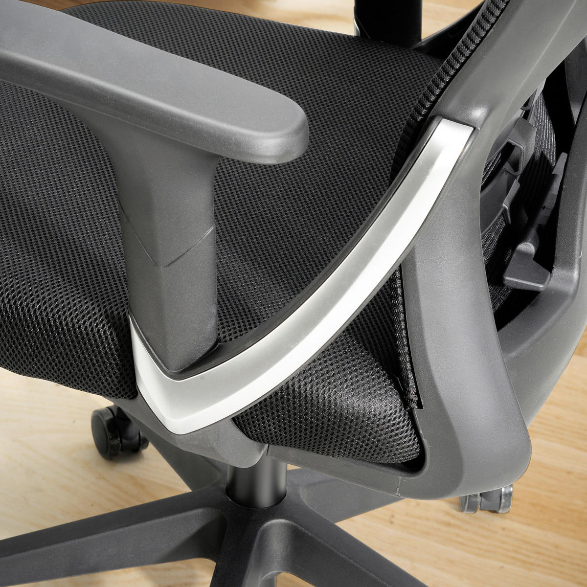 STOLICA OKRETNA  crna  tekstil  - crna, Design, tekstil/plastika (65/104/65cm) - MID.YOU