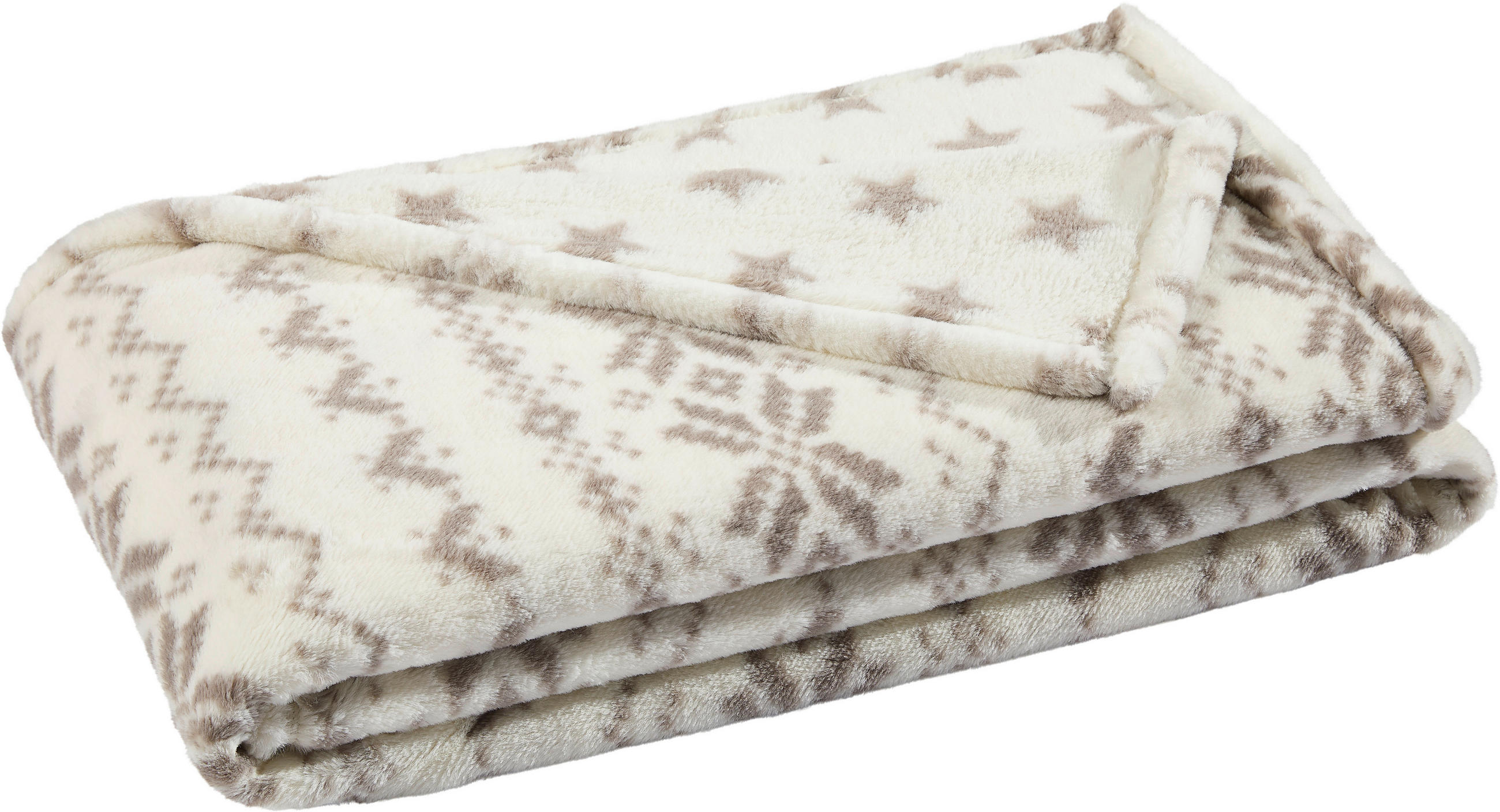 WOHNDECKE 150/200 cm  - Taupe/Creme, Textil (150/200cm) - X-Mas