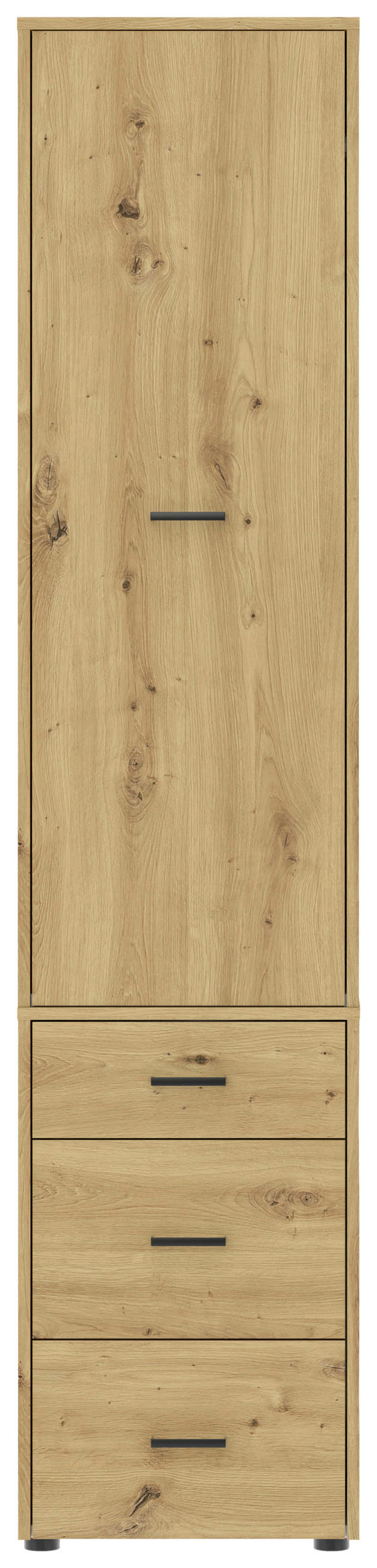 Drehtürenschrank Mit Schubladen 45 Cm Kivo, Eiche