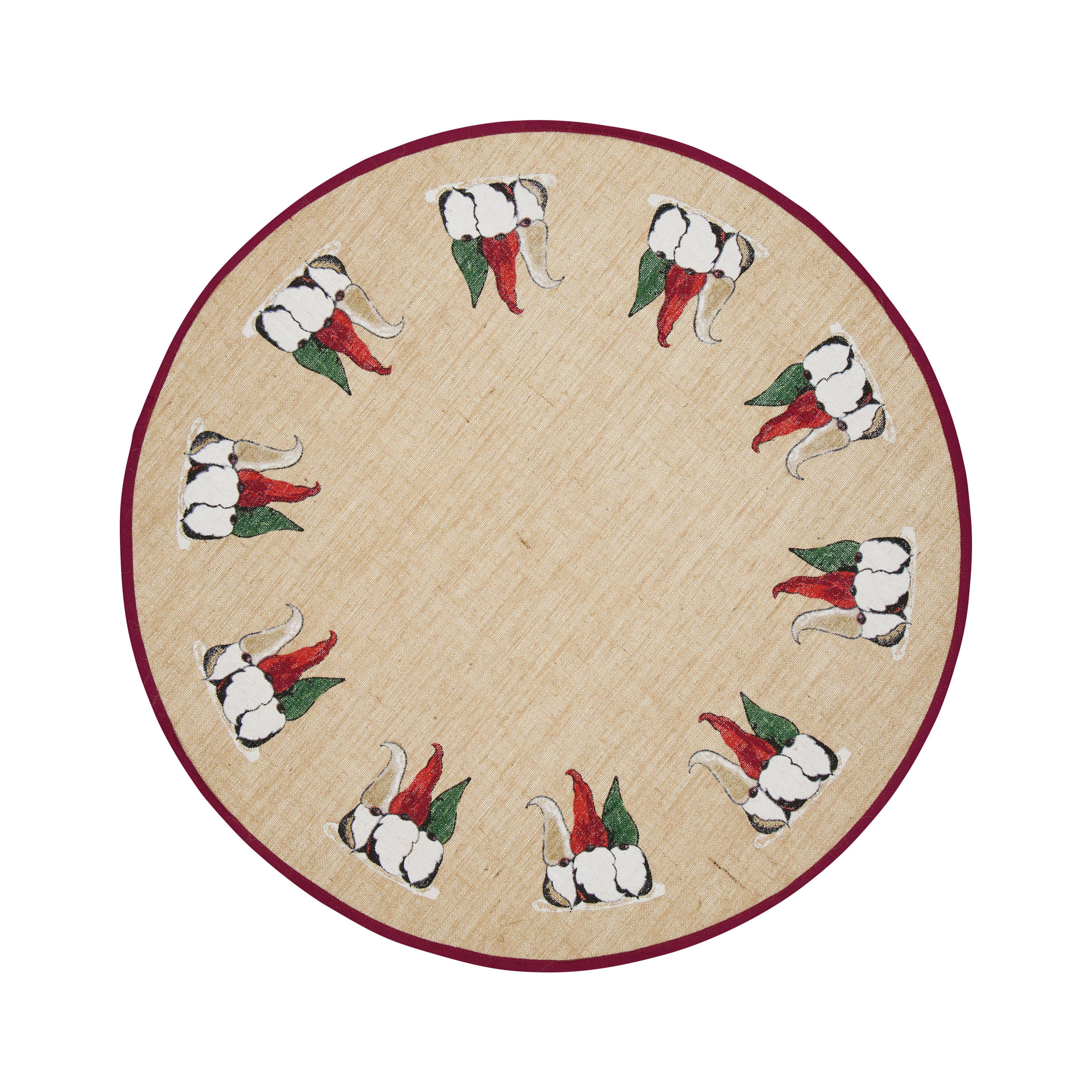 JUTEMATTA  - beige/röd, Basics, textil/plast (90cm)