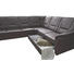 WOHNLANDSCHAFT Chenille - Anthrazit/Silberfarben, Design, Textil/Metall (306/100/248cm) - Carryhome