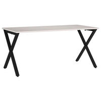 SCHREIBTISCH 160/80/75 cm  in Schwarz, Kaschmir  - Kaschmir/Schwarz, MODERN, Holzwerkstoff/Metall (160/80/75cm) - Novel