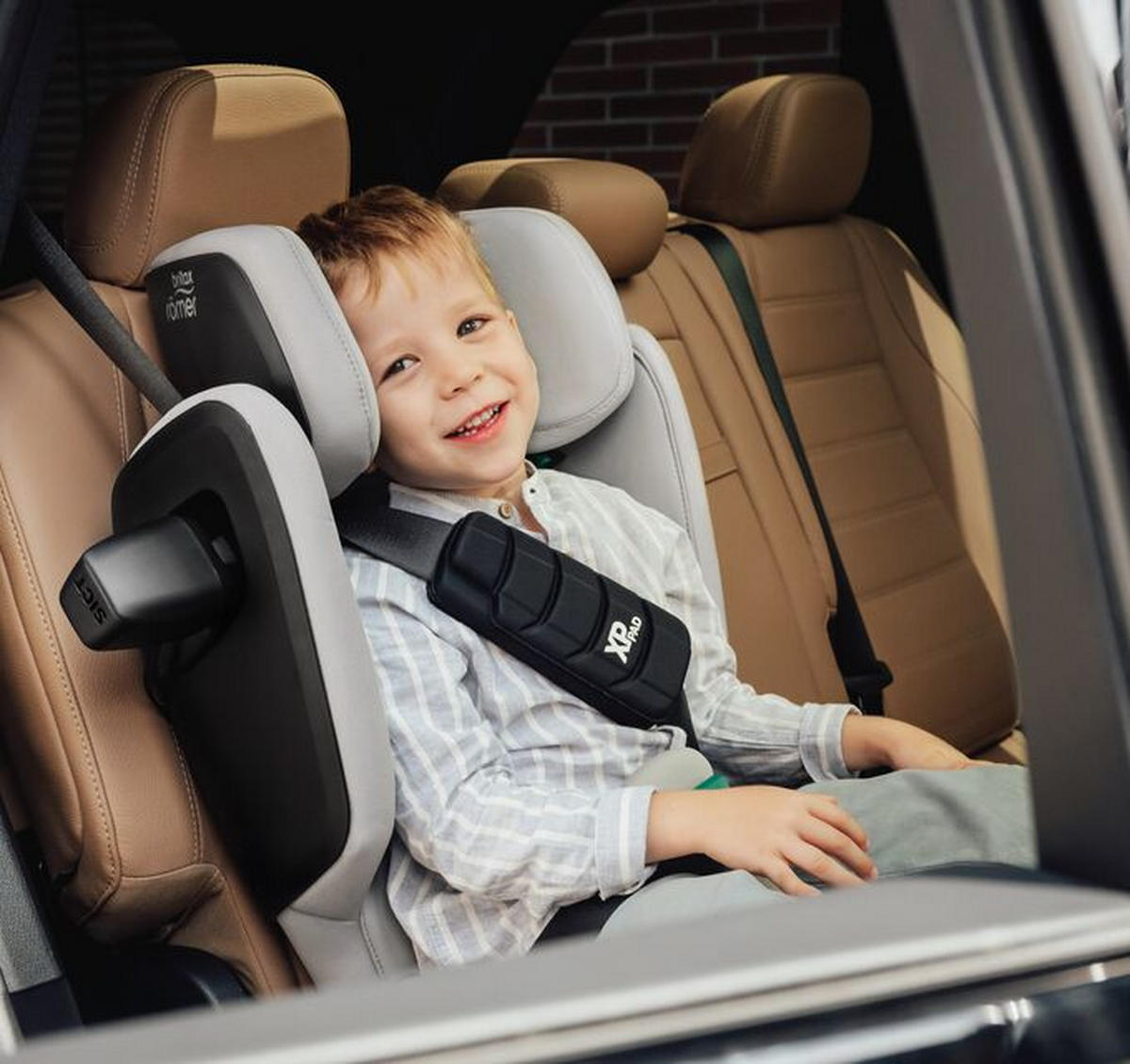 KINDERAUTOSITZ Kidfix Pro  - Greige/Hellgrau, Basics, Kunststoff/Textil (48/83/42cm) - Britax Römer