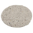HANDWEBTEPPICH 35 cm Blau, Gelb, Türkis, Hellgrau, Beige, Koralle  - Türkis/Blau, KONVENTIONELL, Textil (35cm) - Linea Natura