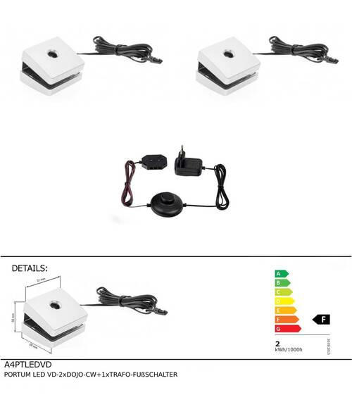 LED-KLEMMLEUCHTE   - Silberfarben, KONVENTIONELL, Kunststoff - Carryhome