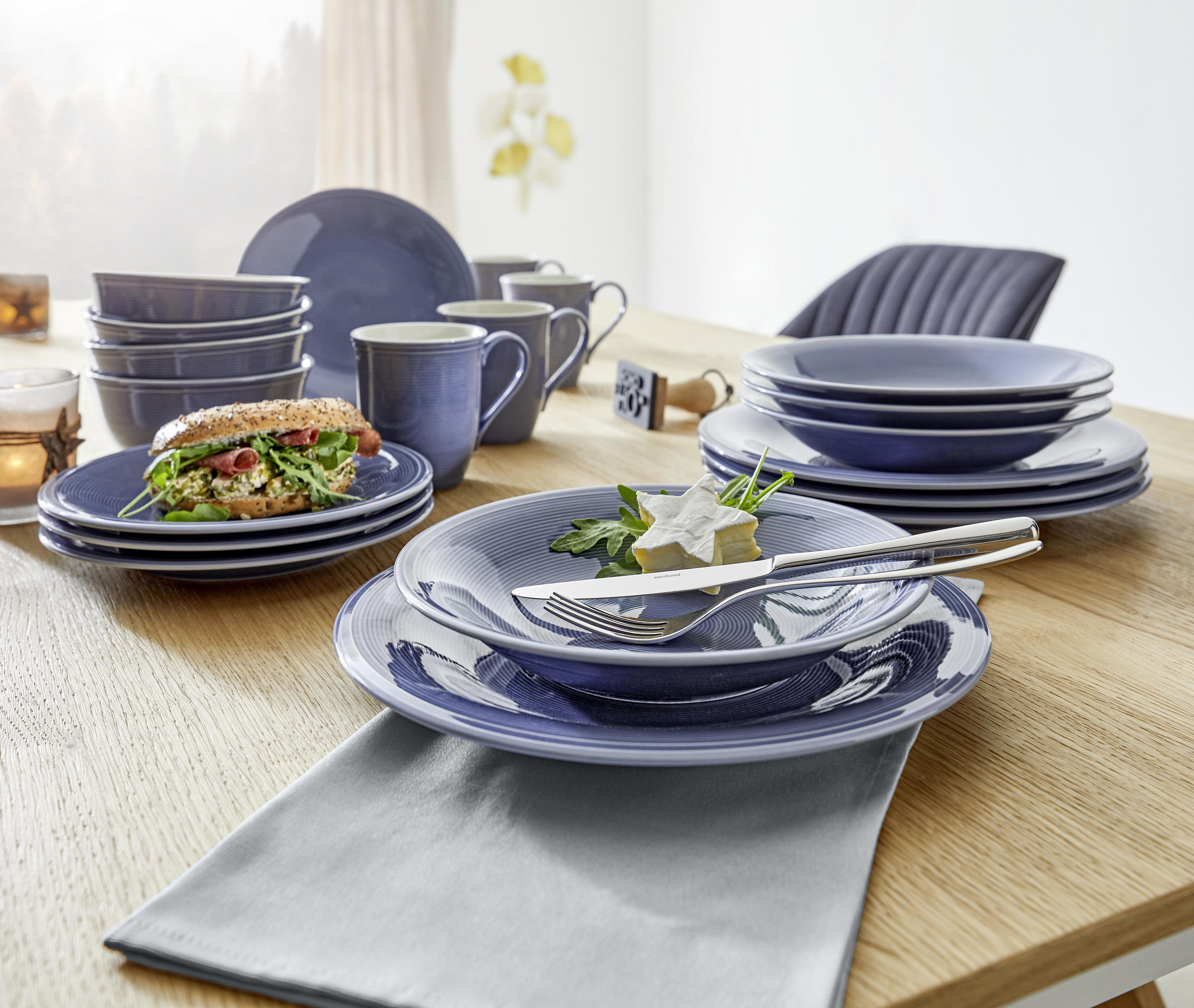 MÜSLISCHALE - Hellblau, KONVENTIONELL, Keramik (16cm) - like.Villeroy & Boch