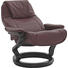 RELAXSESSEL Echtleder - Wengefarben/Weinrot, Design, Leder/Holz (74/101/82cm) - Himolla