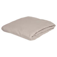 SPANNBETTTUCH Biber  - Taupe, KONVENTIONELL, Textil (100/200cm) - Bierbaum