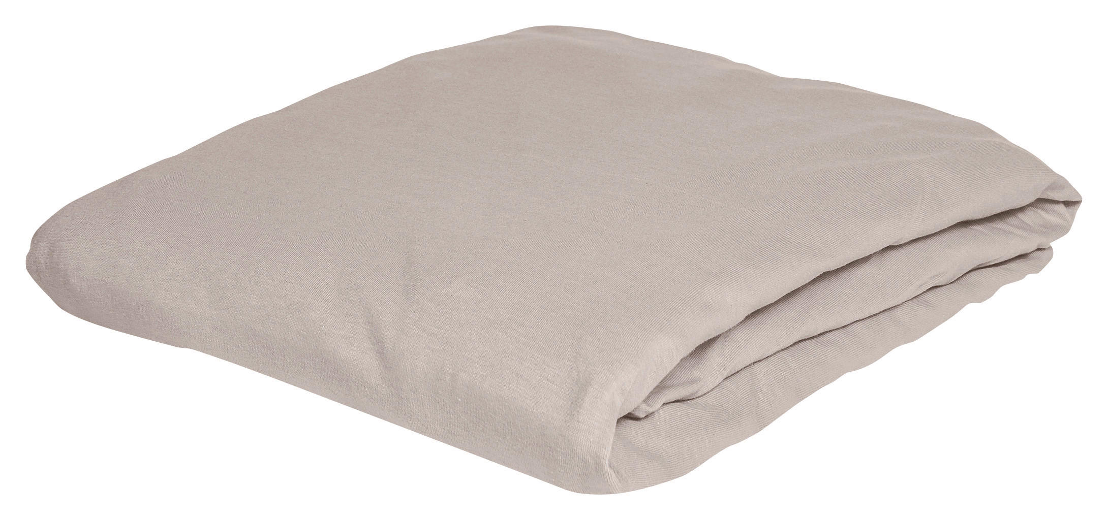 Bierbaum Spannbetttuch Taupe 100x200 cm