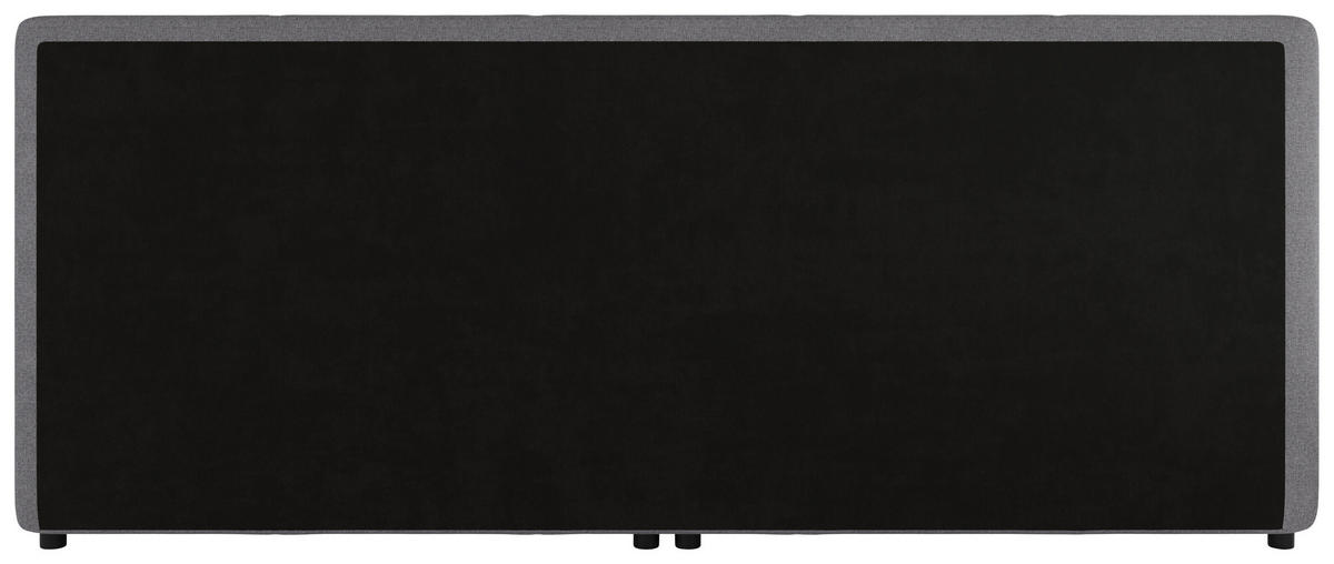 BOXSPRINGBETT 240/200 cm  in Hellgrau  - Hellgrau/Schwarz, MODERN, Karton/Holz (240/200cm) - MID.YOU