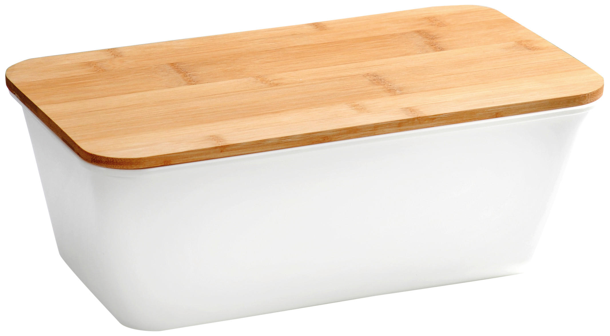 BROTKASTEN - Weiß, Basics, Holz/Kunststoff (36/21/15cm) - Kesper