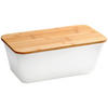 BROTKASTEN - Weiß, Basics, Holz/Kunststoff (36/21/15cm) - Kesper