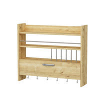 GEWÜRZREGAL - Eichefarben, Design, Holzwerkstoff (85/72/19,6cm) - MID.YOU