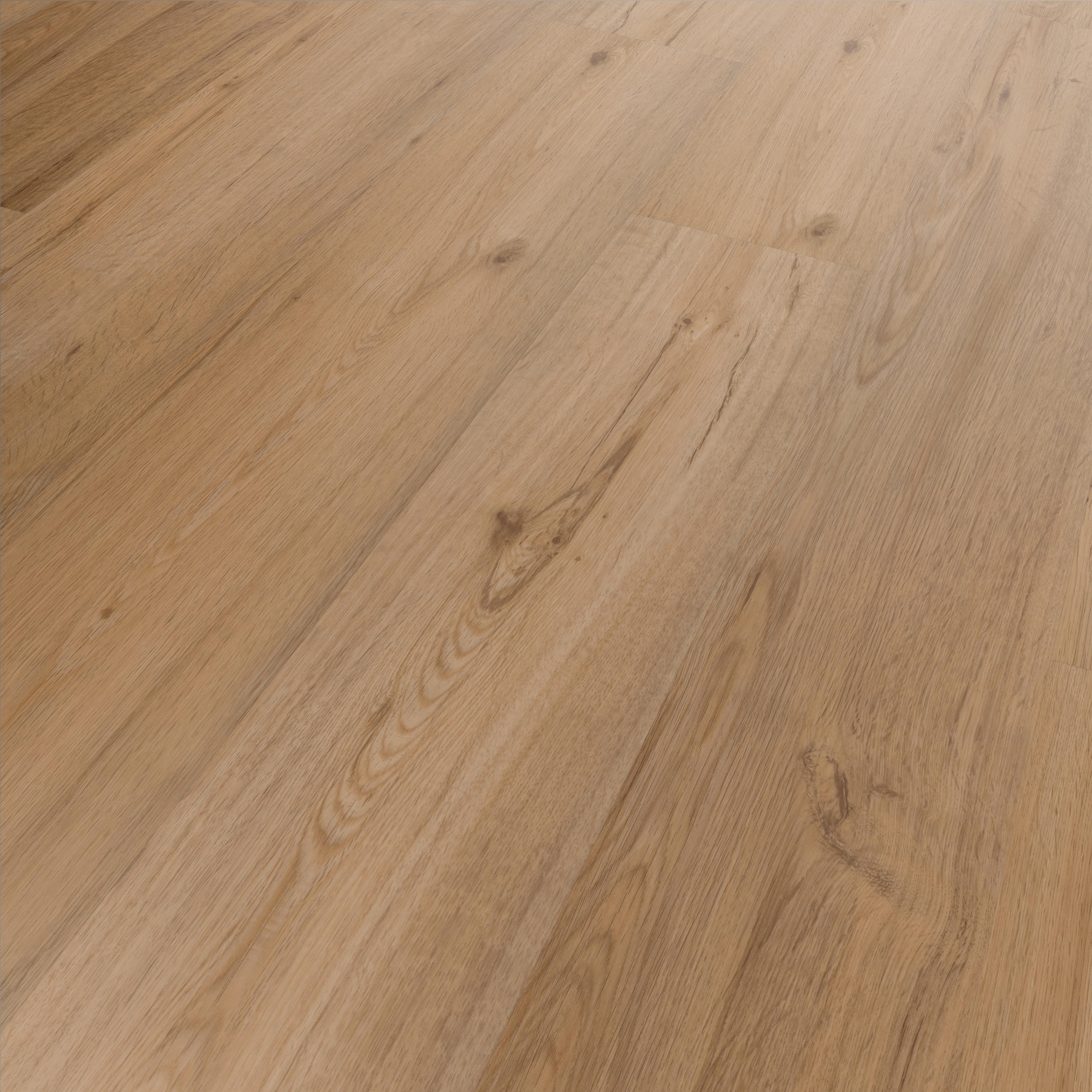 DESIGNBODEN FIXED  per  m² - Eichefarben, Basics, Kunststoff (121.9/18.4/0.25cm)