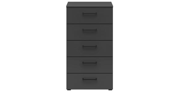KOMMODE 45/83/40 cm in Graphitfarben - Anthrazit/Schwarz, MODERN, Holzwerkstoff/Kunststoff (45/83/40cm) - Carryhome