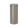 ODPADKOVÝ KOŠ  30 l - platinová, Design, kov/plast (29,5/72/32cm) - Brabantia