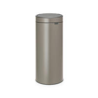 ODPADKOVÝ KOŠ  30 l - platinová, Design, kov/plast (29,5/72/32cm) - Brabantia