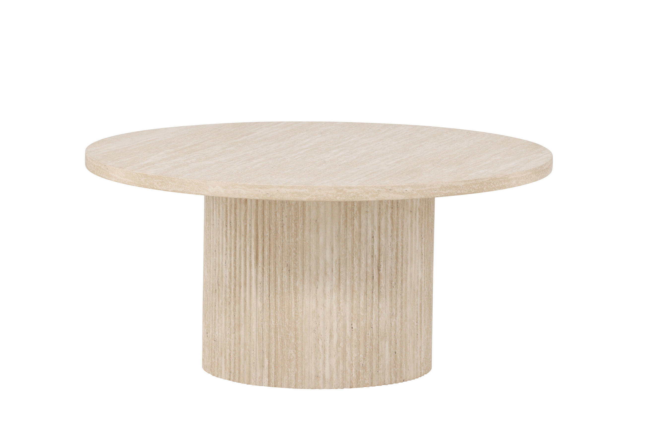 COUCHTISCH Pappel rund Beige  - Beige, MODERN, Holz (80/38cm) - Livetastic