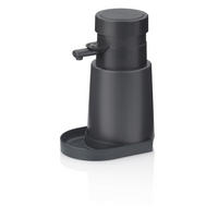 DOZATOR ZA DEZINFEKCIJU RUKU  tamnosiva  plastika  - tamnosiva, Osnovno, plastika (450ml) - Kela