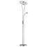 LED-STEHLEUCHTE - Platinfarben/Chromfarben, Design, Kunststoff/Metall (25/180/25cm) LED-STEHLEUCHTE - Platinfarben/Chromfarben, Design, Kunststoff/Metall (25/180/25cm)