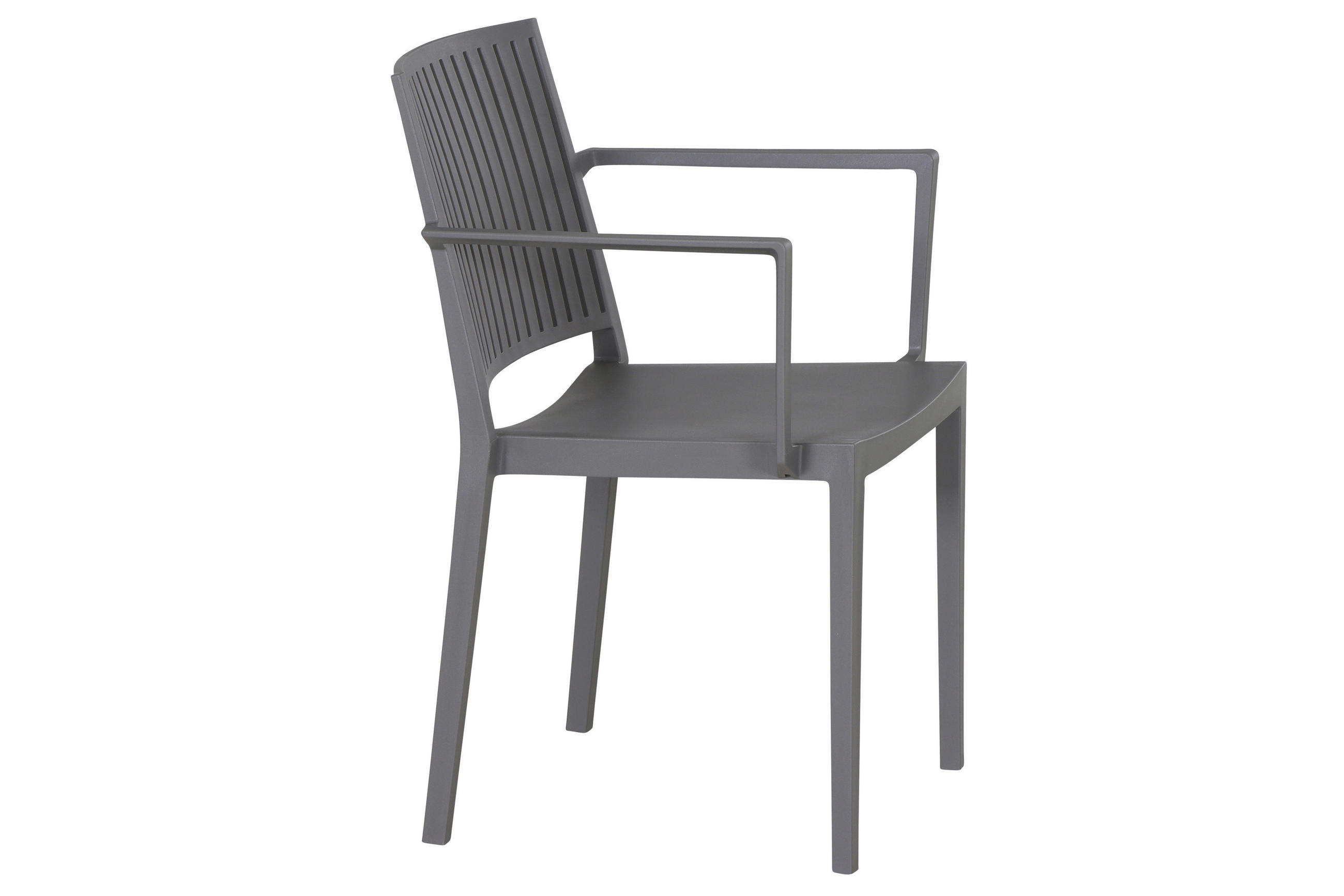 STAPELSTUHL Grau  - Grau, Basics, Kunststoff (57/80/56cm) - Siena Garden