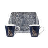 SET KAFFEMUGGAR William Morris 3 delar  - grön/blå, Design, plast/keramik (18ml) - Morris & Co