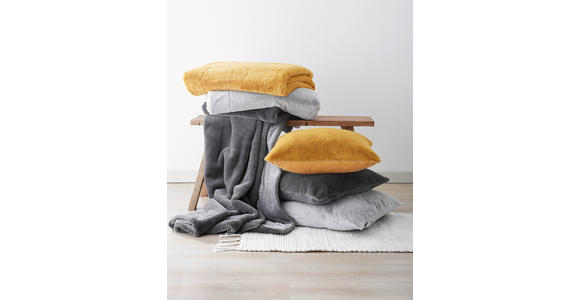 FELLDECKE YUKON 150/200 cm - Anthrazit, Design, Textil (150/200cm) - Novel