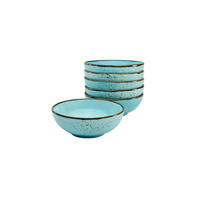 SCHÜSSELSET 6-teilig 16,5 cm  - Pastellblau, Trend, Keramik (16,5cm) - Creatable