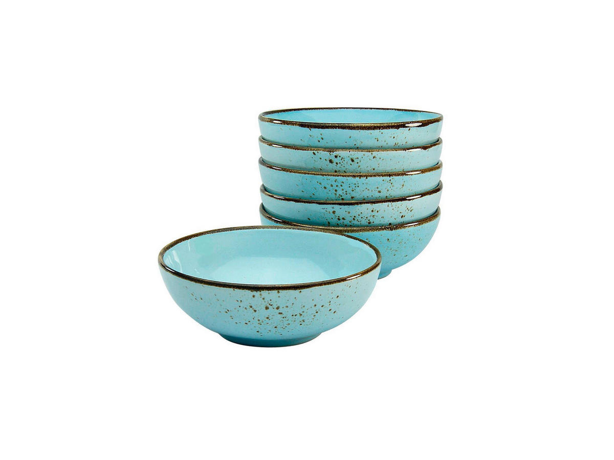 SCHÜSSELSET 6-teilig 16,5 cm  - Pastellblau, Trend, Keramik (16,5cm) - Creatable