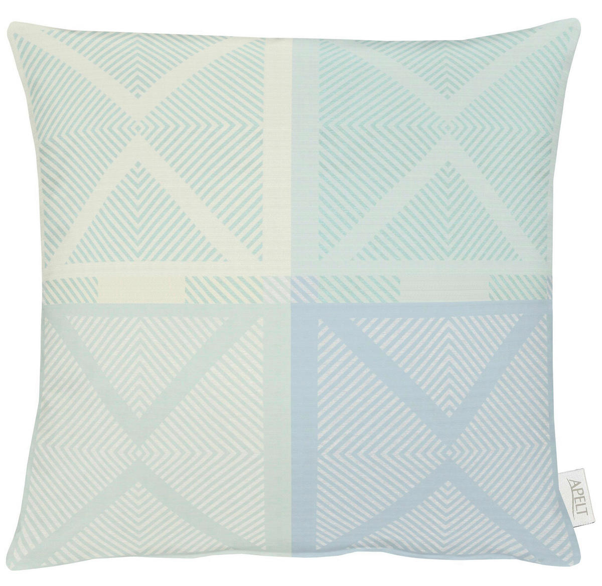 KISSENHÜLLE 49/49 cm  - Blau, Design, Textil (49/49cm) - Apelt