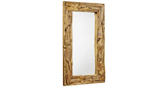 WANDSPIEGEL 100/180/7 cm    - Teakfarben, LIFESTYLE, Glas/Holz (100/180/7cm) - Landscape