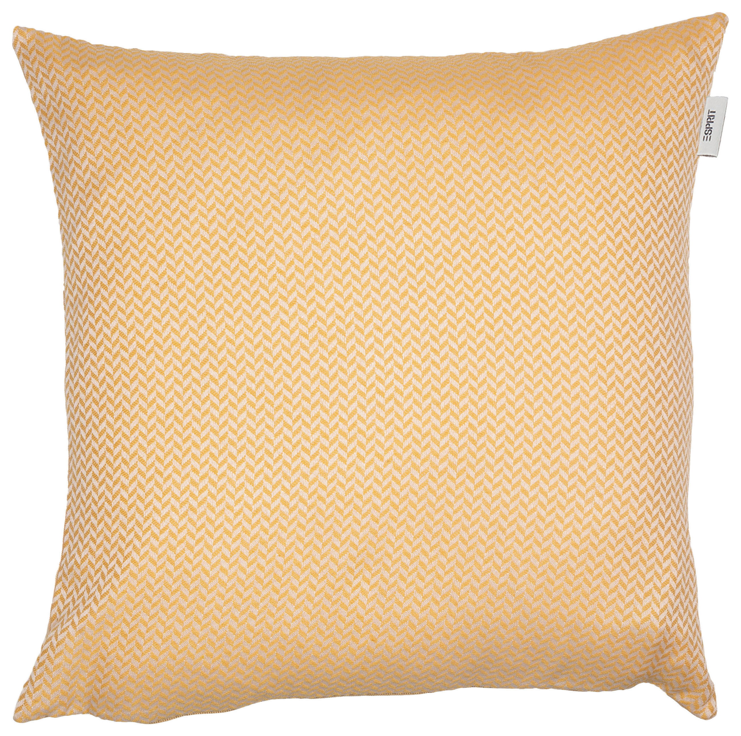 KISSENBEZUG E-Cado 38/38 cm  - Gelb/Creme, Konventionell, Textil (38/38cm) - Esprit