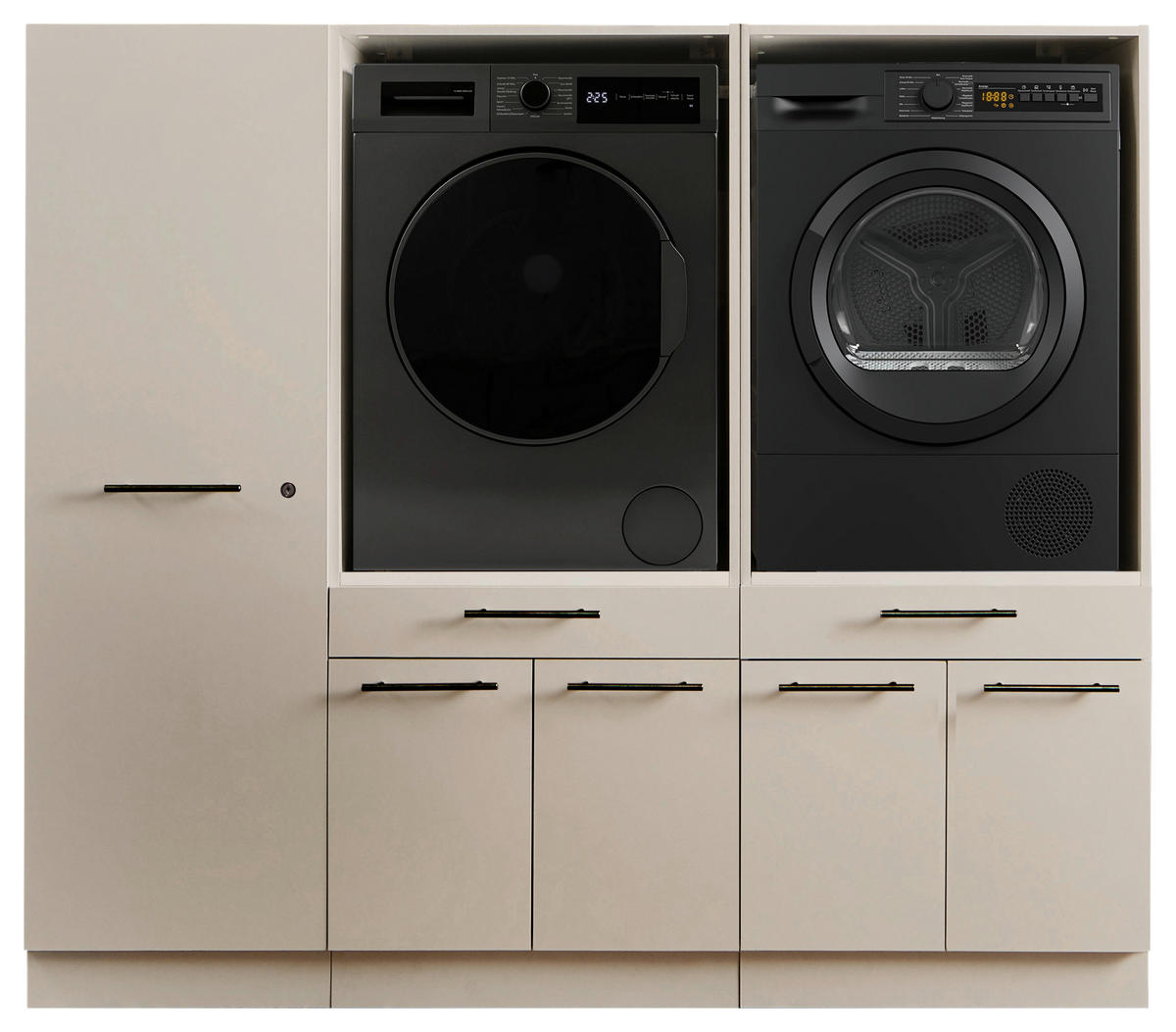 HAUSWIRTSCHAFTSRAUM 185/162/67,5 cm  in Kaschmir  - Kaschmir, Design, Holzwerkstoff (185/162/67,5cm)